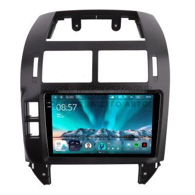 Штатна магнітола Teyes CC4 6+64 Gb Volkswagen Polo Mk4 4 2001-2009 Black 9" 2k