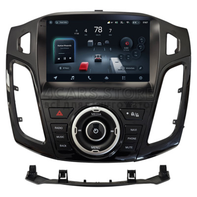 Штатная магнитола Teyes CC4 8+128 Gb Ford Focus 3 2012-2019 A-MOD black UV 9" 2k