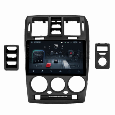 Штатная магнитола Teyes CC4 8+128 Gb Hyundai GETZ 1 2002-2011 LHD BLACK 9" 2k