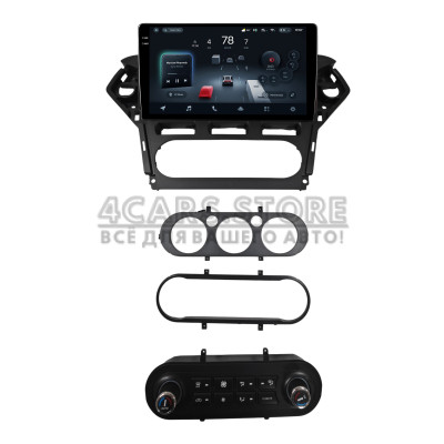 Штатная магнитола Teyes CC4 8+128 Gb Ford Mondeo 4 2010-2014 Full Set AT AC Black with buttons 10" 2k (L1)