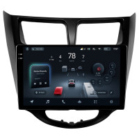 Штатна магнітола Teyes CC4 8+128 Gb Hyundai Solaris 1 2010-2016 Black 9" 2k