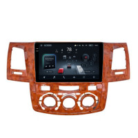 Штатна магнітола Teyes CC4 8+128 Gb Toyota Fortuner 1 AN50 AN60 HILUX Revo Vigo 2008-2014 brown 9" 2k