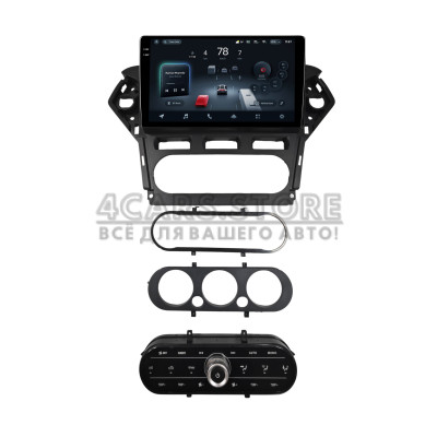 Штатна магнітола Teyes CC4 6+64 Gb Ford Mondeo 4 2010-2014 Full Set AT AC Black with touch 10" 2k (L1)