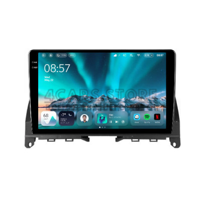 Штатна магнітола Teyes CC4 6+64 Gb Mercedes Benz C Class 3 W204 S204 2006-2011 Black 9" 2k
