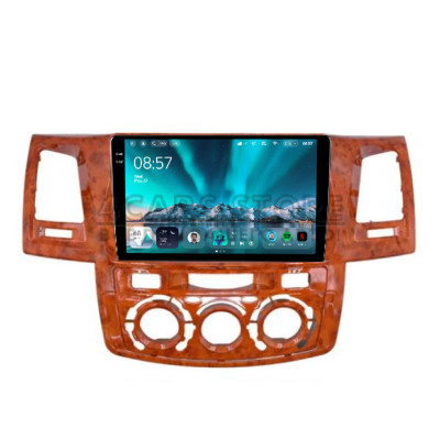 Штатная магнитола Teyes CC4 6+64 Gb Toyota Fortuner 1 AN50 AN60 HILUX Revo Vigo 2008-2014 brown 9" 2k