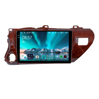 Штатная магнитола Teyes CC4 6+64 Gb Toyota Hilux Pick Up AN120 2015-2020 Mahogany 10" 2k