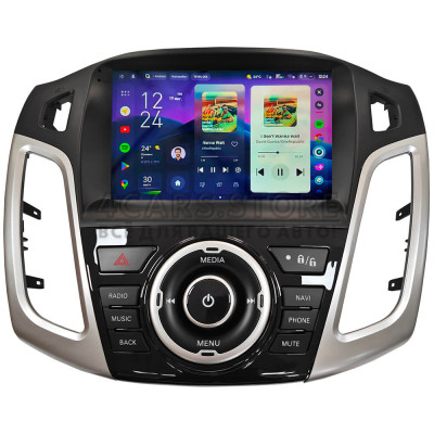Штатная магнитола Teyes CC4 8+128 Gb Ford Focus 3 2012-2019 B-MOD Black 9" 2k