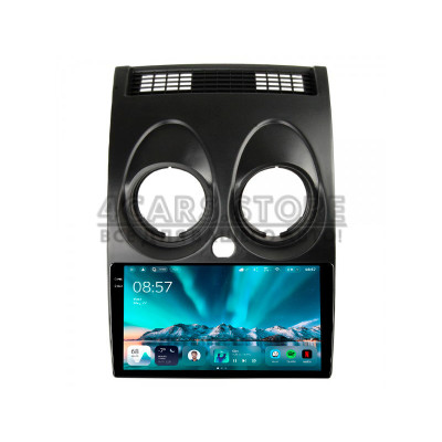 Штатна магнітола Teyes CC4 6+64 Gb Nissan Qashqai 1 J10 2006-2013 (кругла кнопка аварійки) 9" 2k