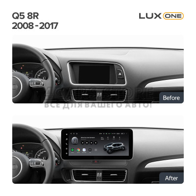 Штатна магнітола Teyes LUX ONE 6+128 Gb Audi Q5 8R (A) 2008-2017 12.3"