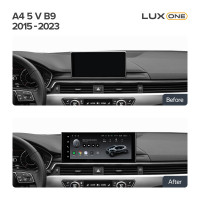 Штатна магнітола Teyes LUX ONE 6+128 Gb Audi A4 B9 2015-2023 12.3"