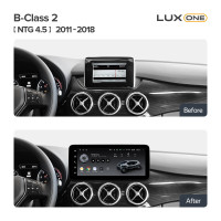 Штатна магнітола Teyes LUX ONE 6+128 Gb Mercedes Benz B-Class 2 T246 T242 W24 NTG 4.5 2011-2018 12.3"