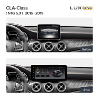 Штатна магнітола Teyes LUX ONE 6+128 Gb Mercedes Benz CLA-Class C117 X117 NTG 5.0 2016-2019 12.3"
