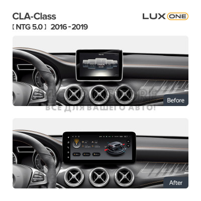 Штатная магнитола Teyes LUX ONE 6+128 Gb Mercedes Benz CLA-Class C117 X117 NTG 5.0 2016-2019 12.3"