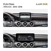 Штатна магнітола Teyes LUX ONE 6+128 Gb Mercedes Benz CLA-Class X117 C117 NTG 4.5 2013-2016 12.3"