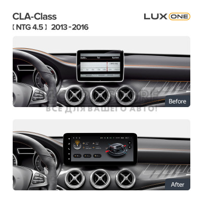 Штатна магнітола Teyes LUX ONE 6+128 Gb Mercedes Benz CLA-Class X117 C117 NTG 4.5 2013-2016 12.3"