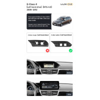 Штатна магнітола Teyes LUX ONE 6+128 Gb Mercedes Benz E-Class 4 W212 S207 A207 S212 C207 NTG 4.0 (Left hand drive) (F1) 2009-2012 12.3"