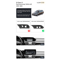 Штатна магнітола Teyes LUX ONE 6+128 Gb Mercedes Benz E-Class 4 W212 S207 A207 S212 C207 NTG 4.5 (Left hand drive) (F1) 2013-2014 12.3"