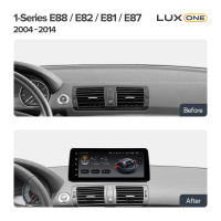 Штатная магнитола Teyes LUX ONE 6+128 Gb BMW 1-Series E88 E82 E81 E87 CIC (Left hand drive) 2004-2014 12.3"