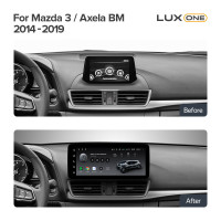 Штатная магнитола Teyes LUX ONE 6+128 Gb Mazda 3 Mazda3 3 Axela BM 2013-2017 (A) 12.3"