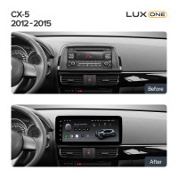 Штатная магнитола Teyes LUX ONE 6+128 Gb Mazda CX5 CX-5 CX 5 1 KE 2012-2015 (A) 12.3"