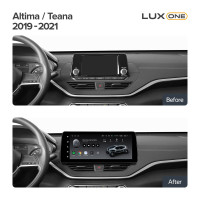 Штатна магнітола Teyes LUX ONE 6+128 Gb Nissan Altima Teana 2018-2023 12.3" (L1)