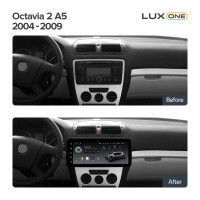 Штатна магнітола Teyes LUX ONE 6+128 Gb Volkswagen Bora Golf 6 Passat Scirocco Sharan Touran For Skoda Octavia Fabia 2 (YJ) 2003-2016 12.3"