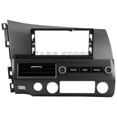 Штатна магнітола Teyes LUX ONE 6+128 Gb з коловим оглядом 360° Honda Civic 8 FK FN FD 2005-2012 12.3" (L1)