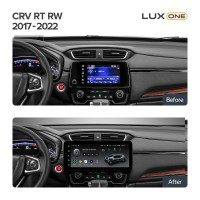 Штатна магнітола Teyes LUX ONE 6+128 Gb з коловим оглядом 360° Honda CR-V CR-V 5 RT RW 2017-2022 12.3" (L1)