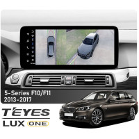 Штатная магнитола Teyes LUX ONE 6+128 Gb з коловим оглядом 360° BMW 5-Series F10/F11 NBT 2013-2017 12.3"