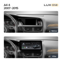 Штатна магнітола Teyes LUX ONE 6+128 Gb Audi A4 4 B8 2007-2015 (A) 12.3" (L2)