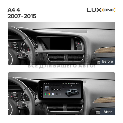 Штатна магнітола Teyes LUX ONE 6+128 Gb Audi A4 4 B8 2007-2015 (B) 12.3" (L2)