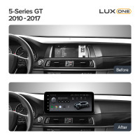 Штатна магнітола Teyes LUX ONE 6+128 Gb BMW 5-Series Gran Turismo F07 (CIC) 2010-2013 12.3" (L2)