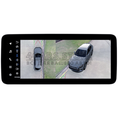 Штатна магнітола Teyes LUX ONE 6+128 Gb з коловим оглядом 360° Audi A6 3 C6 2009-2011 12.3" (L1)