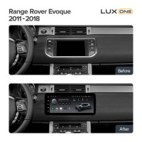 Штатна магнітола Teyes LUX ONE 6+128 Gb з коловим оглядом 360° Land Rover Range Rover Evoque 2011-2018 (B) 12.3" (L3)