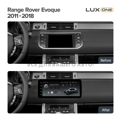 Штатна магнітола Teyes LUX ONE 6+128 Gb з коловим оглядом 360° Land Rover Range Rover Evoque 2011-2018 (B) 12.3" (L3)