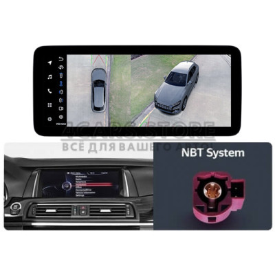 Штатна магнітола Teyes LUX ONE 6+128 Gb з коловим оглядом 360° BMW X3 F25 NBT 2014-2017 12.3"