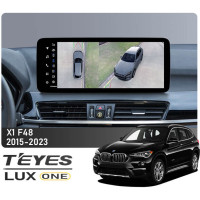Штатная магнитола Teyes LUX ONE 6+128 Gb з коловим оглядом 360° BMW X1 F48 (NBT) 2015-2023 12.3"