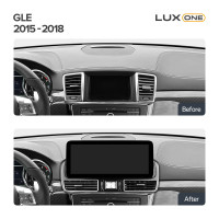 Штатна магнітола Teyes LUX ONE 6+128 Gb з коловим оглядом 360° Mercedes Benz GLE W166 NTG 5.0 (Left hand drive) 2015-2018 12.3"