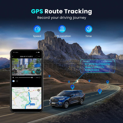 Відеореєстратор DDpai Z60 Dual 4k GPS Wi-Fi BT 32Gb