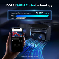 Відеореєстратор DDpai Z60 Dual 4k GPS Wi-Fi BT 32Gb