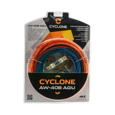 Набір для підключення 4-х канального підсилювача Cyclone AW-408 AGU