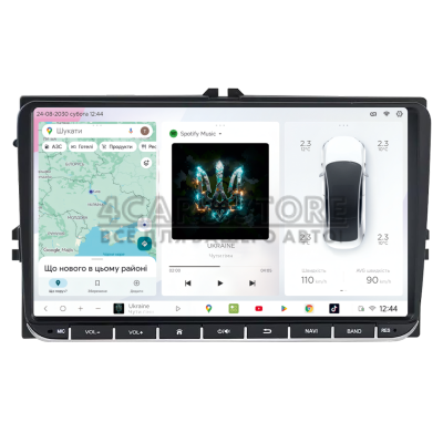 Штатна магнітола DriveX S4 2K QLED VW 9"