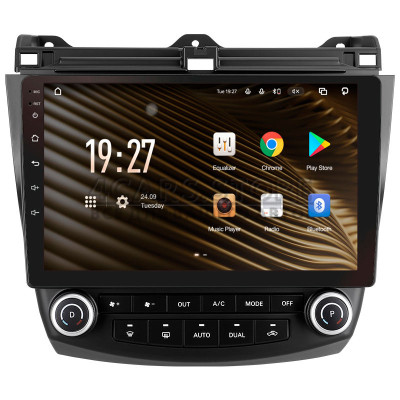 Штатна магнітола SIGMA S10464 ANDROID 12 4+64 Gb 4G DSP Honda Accord 7 CM UC CL (F2) 2002-2008 10" (L1)