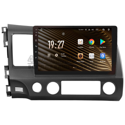 Штатна магнітола SIGMA S10464 ANDROID 12 4+64 Gb 4G DSP Honda Civic 8 FK FN FD 2005-2012 10"