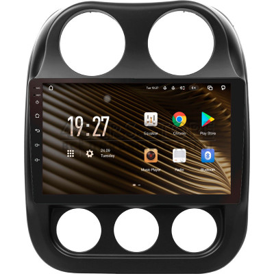 Штатная магнитола SIGMA S10464 ANDROID 12 4+64 Gb 4G DSP Jeep Compass 1 MK 2009-2015 10"