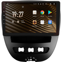 Штатна магнітола SIGMA S10464 ANDROID 12 4+64 Gb 4G DSP Peugeot 107 Toyota Aygo 2005-2014 10"