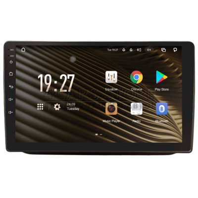 Штатна магнітола SIGMA S10464 ANDROID 12 4+64 Gb 4G DSP Skoda FABIA RAPID 2007-2014 Sliver 10"