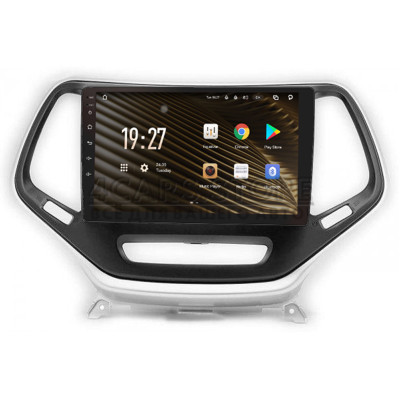 Штатна магнітола SIGMA S10464 ANDROID 12 4+64 Gb 4G DSP Jeep Cherokee 5 KL 2014-2018 silver 10"