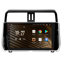 Штатна магнітола SIGMA S10464 ANDROID 12 4+64 Gb 4G DSP Toyota Land Cruiser Prado 150 2018-2020 (gold) 10"