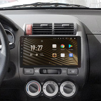 Штатна магнітола SIGMA S9464 ANDROID 12 4+64 Gb 4G DSP Honda Jazz 1 GD Fit 1 2001-2008 MT AC 9"